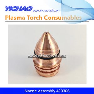 Aftermarket Nozzle Assembly 420306 Replacement Hypertherm XPR 80A Non-Ferrous Metals Plasma Cutting Torch Consumables Supplier