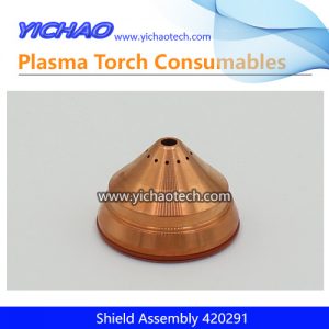 Aftermarket Shield Assembly 420291 Replacement Hypertherm XPR300 40A Plasma Cutting Torch Consumables Supplier