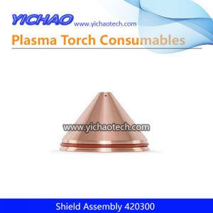 Aftermarket Shield Assembly 420300 Replacement Hypertherm XPR 60-80A Plasma Cutting Torch Consumables Supplier