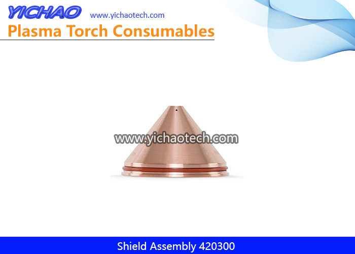 Aftermarket Shield Assembly 420300 Replacement Hypertherm XPR 60-80A Plasma Cutting Torch Consumables Supplier