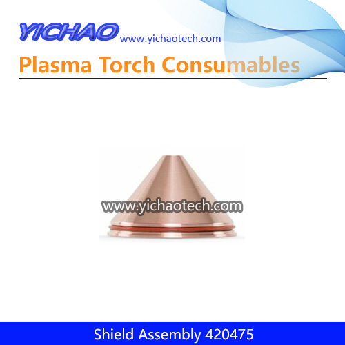 Shield Assembly 420475 Replacement Plasma Cutting Torch Consumables 300A Non-Ferrous Water for XPR