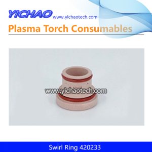 Aftermarket Swirl Ring 420233 Replacement Hypertherm XPR 50A Plasma Cutting Torch Consumables Supplier