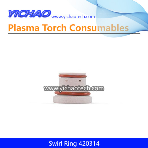 Swirl Ring 420314 Replacement Plasma Cutting Torch Consumables 40-170A Non-Ferrous Metals for XPR