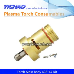 Aftermarket Torch Main Body 428147 Kit Replacement Hypertherm Duramax Hyamp 180° Machine Plasma Cutting Torch Consumables Supplier