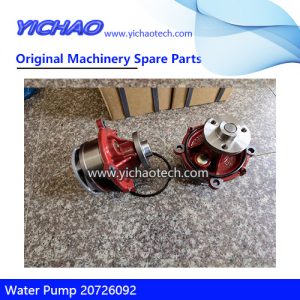 Aftermarket Volvo Water Pump 20726092 for EC290B EC240B EC210 Excavator Spare Parts