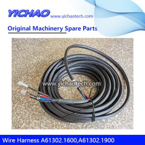 Aftermarket Kalmar Wire Harness A61302.1600,A61302.1900 Cable for Reach Stacker Spare Parts