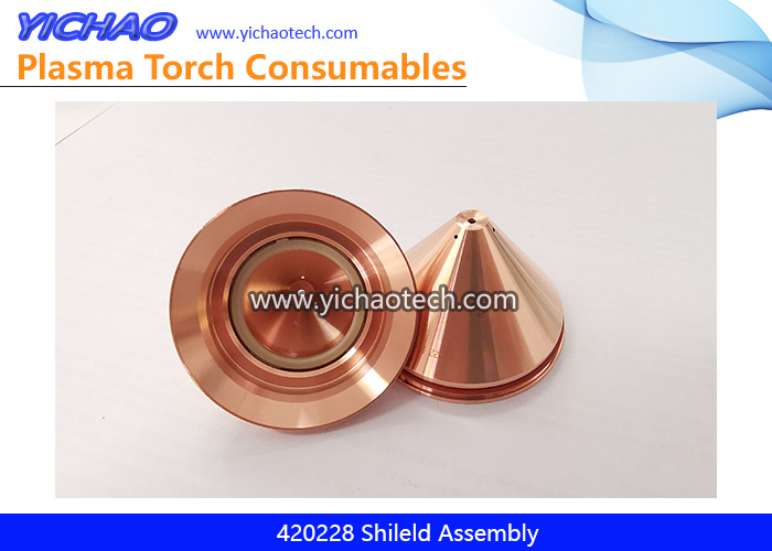 Aftermarket Hypertherm 420228 Shileld Assembly 30A for XPR Replacement Plasma Cutting Torch Consumables Supplier