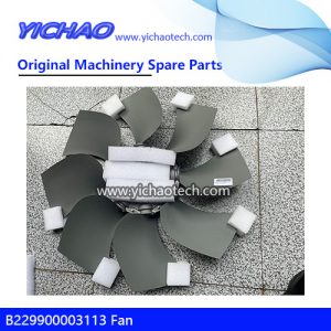Original Sany B229900003113 Fan for SRSC45H1 Reach Stacker Spare Parts
