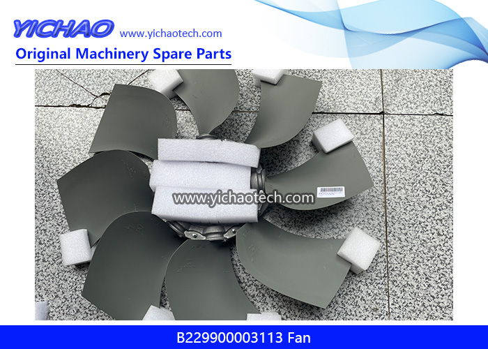 Original Sany B229900003113 Fan for SRSC45H1 Reach Stacker Spare Parts