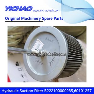 Genuine Sany Hydraulic Suction Filter B222100000235,60101257 for Diesel Excavator Spare Parts