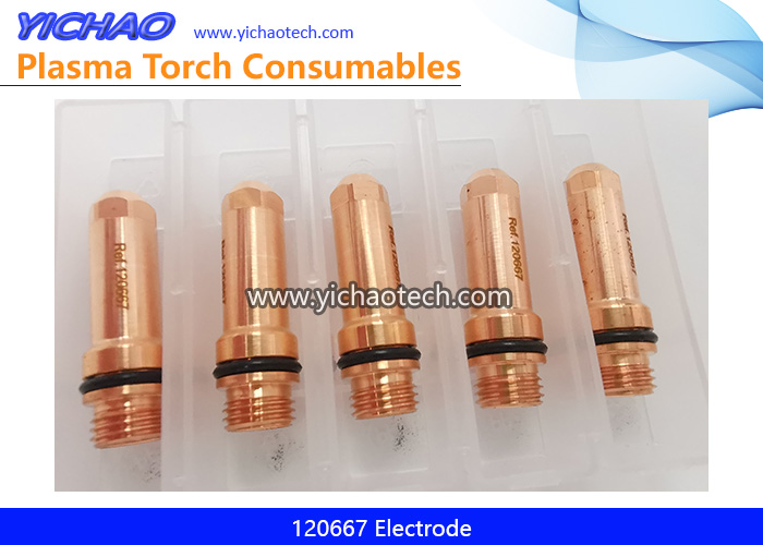 Hypertherm 120667 Electrode for Replacement with HT2000, MAX 200 200A Plasma Cutting Torch Consumables Supplier