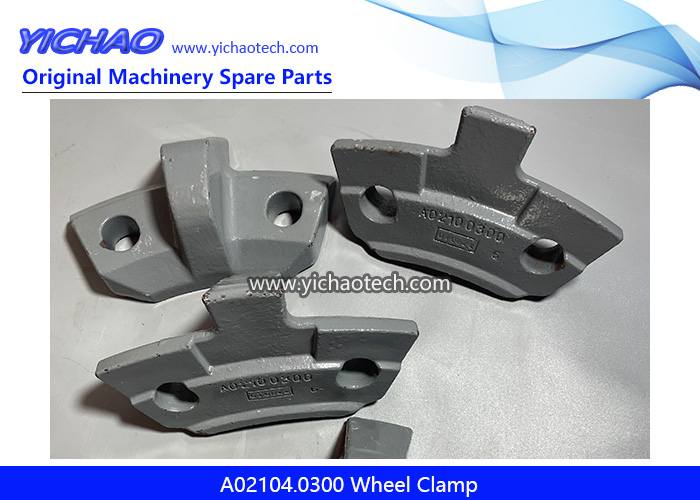 Aftermarket A02104.0300 Wheel Clamp,Pressing Plate for Kalmar LMV Port Machinery Reach Stacker Spare Parts