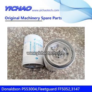 Original Donaldson P553004 Filter,Fleetguard FF5052 Fuel Filter,3147 for Konecranes Port Machinery Spare Parts