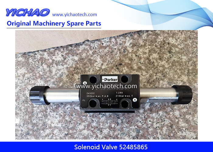 Original Parker Solenoid Valve 52485865 for Konecranes Port Machinery Spare Parts