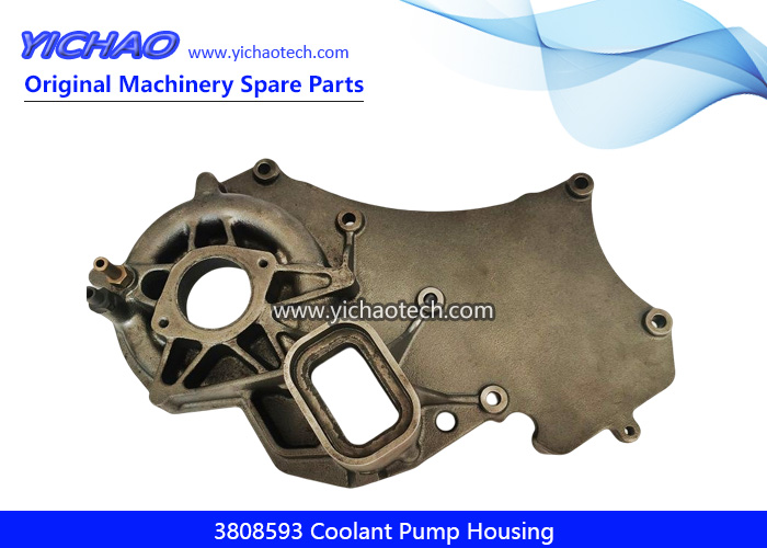 Original Volvo 3808593 Coolant Pump Housing for Kalmar Container Reach Stacker Parts