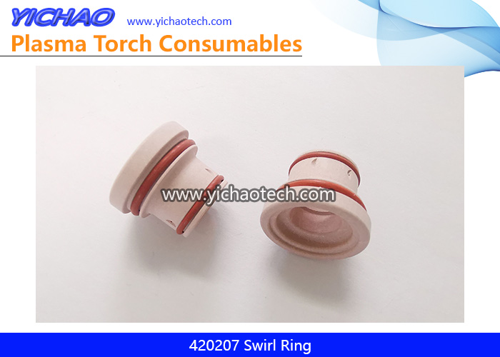 420207 Swirl Ring Replacement Hypertherm Maxpro200 Plasma Cutting Torch Consumables Supplier