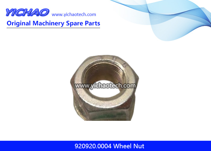 920920.0004 Wheel Nut for Kalmar DRF450-60S5K 45Ton Load Container Handler Parts