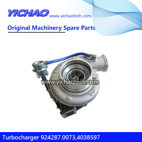Original 924287.0073 Turbocharger 4038597 for Kalmar DCT80-90 QSB6.7 Container Reach Stacker Parts