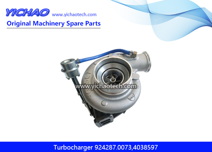 Original 924287.0073 Turbocharger 4038597 for Kalmar DCT80-90 QSB6.7 Container Reach Stacker Parts