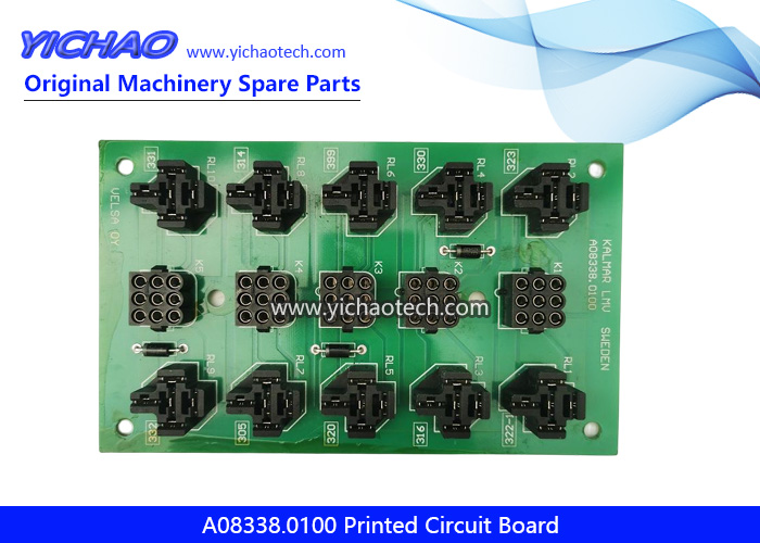 Original A08338.0100 Printed Circuit Board,Relay Board for Kalmar Container Forklift Parts