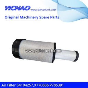 Original Air Filter 54104257,X770686 Donaldson P785391 for Konecranes Port Machinery Parts