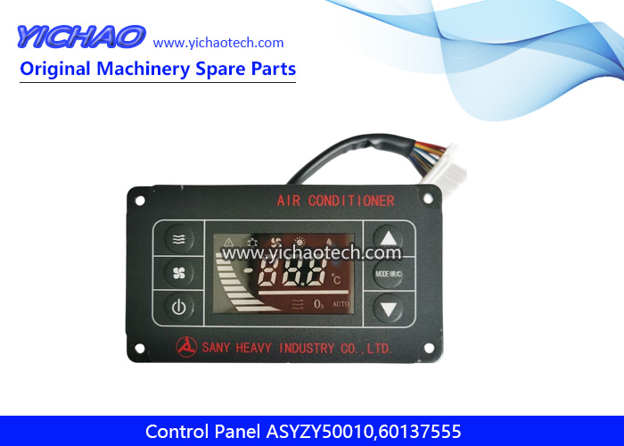 Original Air Conditioner Control Panel ASYZY50010,60137555 AC Unit for Sany Port Machinery Parts