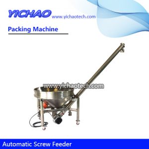 Automatic Round Bucket Hopper Vibrating Screw Feeder Conveyor Machine