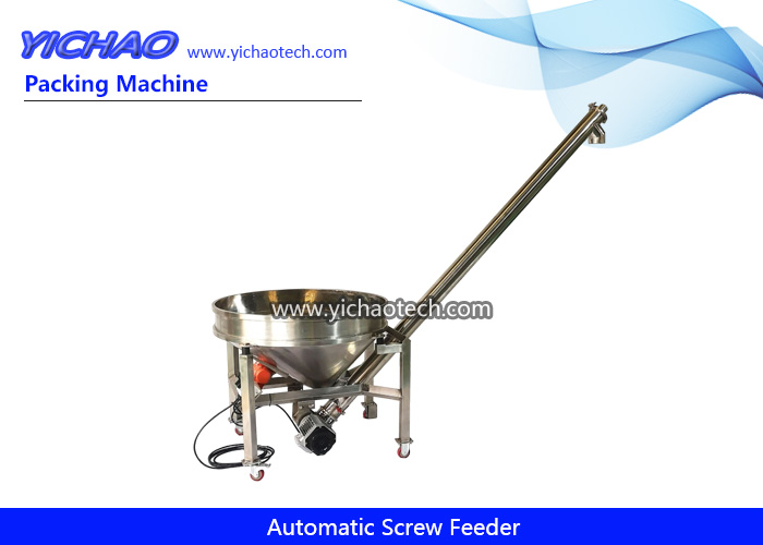 Automatic Round Bucket Hopper Vibrating Screw Feeder Conveyor Machine