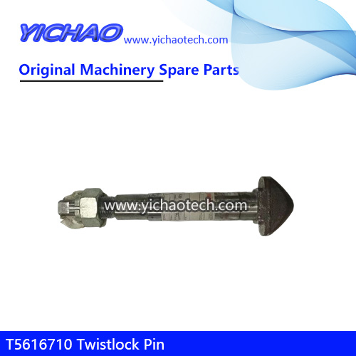Original T5616710 Twistlock Pin for Kalmar DCE80-100/45E Container Reach Stacker Parts