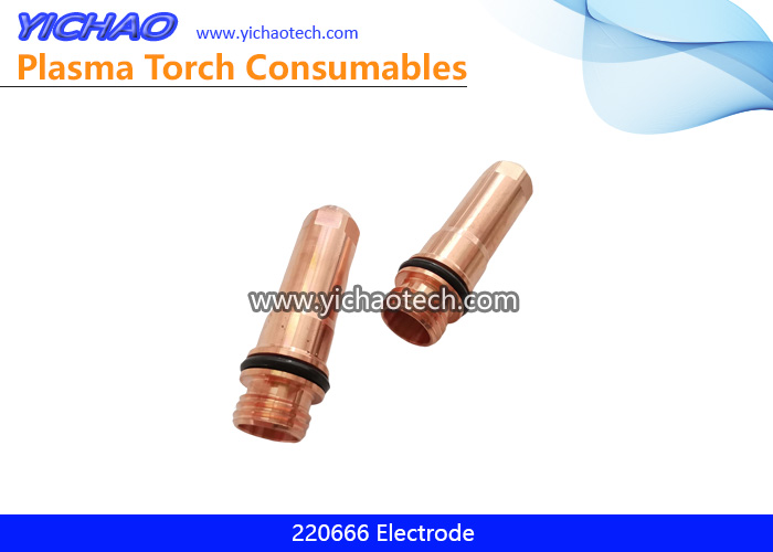 220666 Electrode Replacement Plasma Cutting Torch Consumables 200A for HPR260,260XD,400XD,800XD