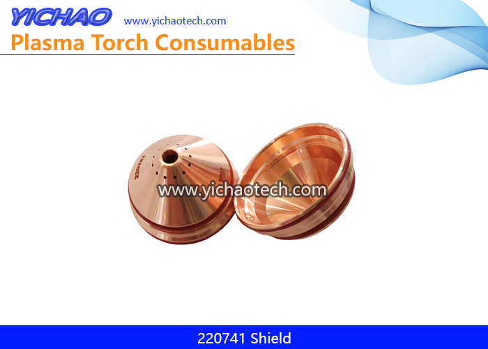 220741 Bevel Shield Replacement Plasma Cutting Torch Consumables 260A for HPR260XD,400XD,800XD