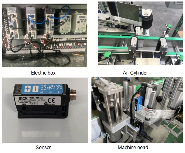 Automatic High Speed Vertical Positioning Round Bottle Sticker Labeling Machine-detail photos