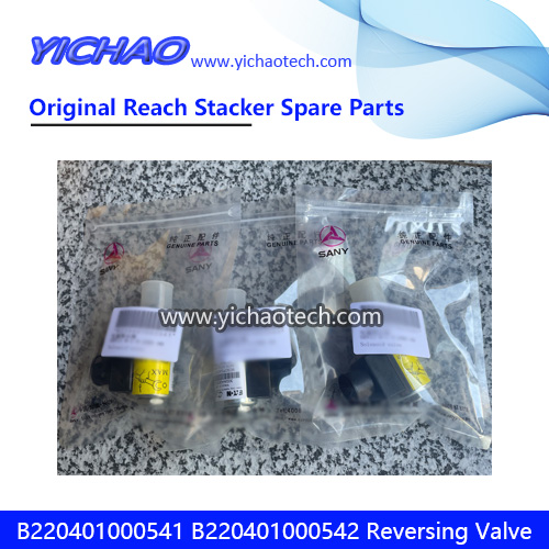 Genuine Sany B220401000541 B220401000542 Reversing Valve,Solenoid Valve for Container Reach Stacker Spare Parts