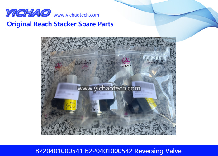 Sany B220401000541 B220401000542 Reversing Valve,Solenoid Valve for Container Reach Stacker Spare Parts