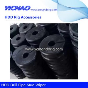 Horizontal Directional Drilling Rigs Sludge Scraper Rubber Dual Slit HDD Drill Pipe Mud Wiper