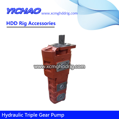 Horizontal Directional Drilling Machine HDD Use Hydraulic Triple Gear Pump