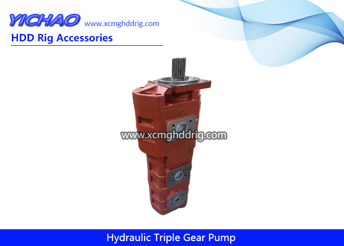Horizontal Directional Drilling Machine HDD Use Hydraulic Triple Gear Pump