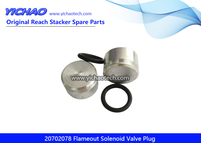 Kalmar 20702078 Flameout Solenoid Valve Plug for Container Reach Stacker Parts