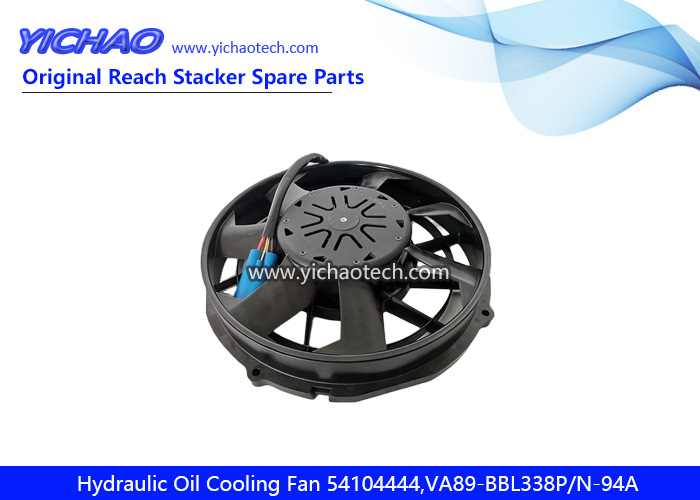 Konecranes Hydraulic Oil Cooling Fan 54104444,VA89-BBL338P/N-94A 24V for SMV Reach Stacker Parts