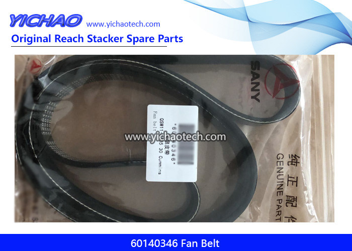 Sany 60140346 Fan Belt QSM11-C335 30 Cummins for Container Reach Stacker Spare Parts