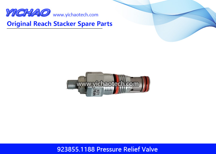 Original Kalmar 923855.1188 Pressure Relief Valve for Container Reach Stacker Spare Parts