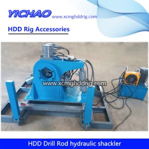 HDD Drill Pipe Hydraulic Breakout Tong Electric Drill Rod Shackler