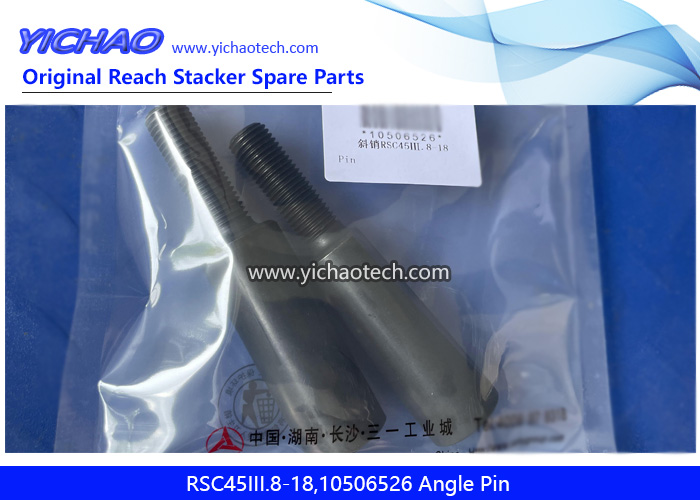 Sany RSC45III.8-18,10506526 Angle Pin for Container Reach Stacker Spare Parts