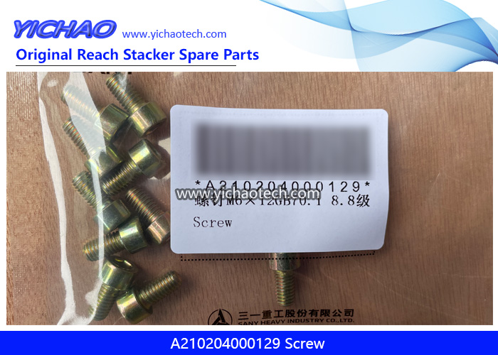 Sany A210204000129 Screw for Container Reach Stacker Spare Parts