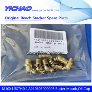 Sany M10X1JB7940.2,A210805000003 Butter Mouth,Oil Cup for Container Reach Stacker Spare Parts