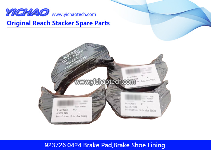 Kalmar 923726.0424 Brake Pad,Brake Shoe Lining for Container Reach Stacker Spare Parts