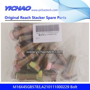 Sany M16X45GB5783,A210111000229 Bolt for Container Reach Stacker Spare Parts