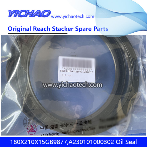 Sany 180X210X15GB9877,A230101000302 Oil Seal for Container Reach Stacker Spare Parts