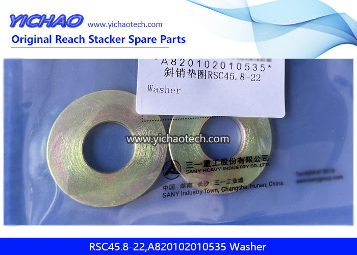 Sany RSC45.8-22,A820102010535 Washer for Container Reach Stacker Spare Parts