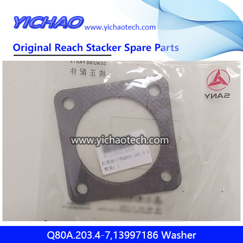 Sany Q80A.203.4-7,13997186 Washer for Container Reach Stacker Spare Parts